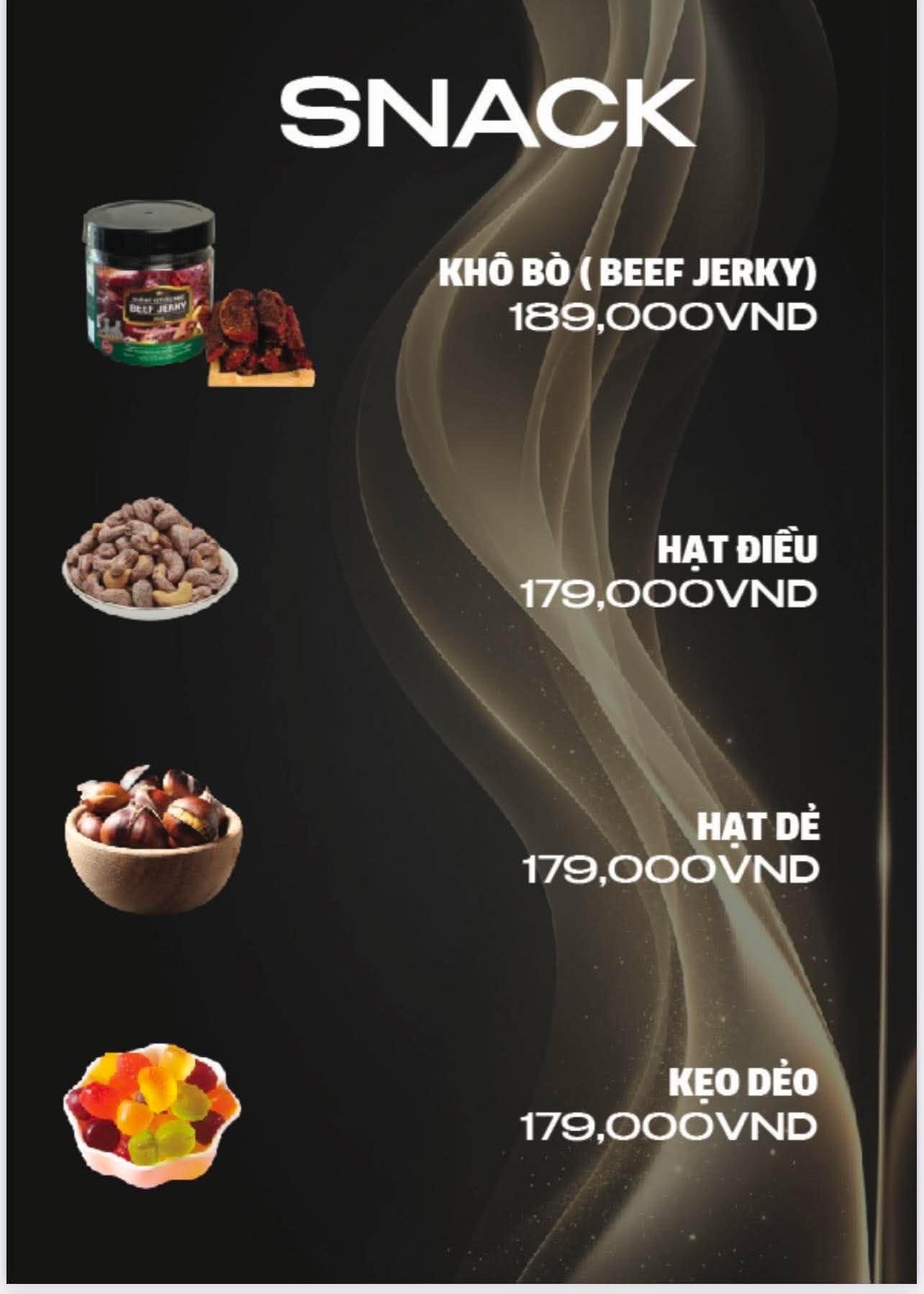 Thực đơn The Wann — Snack